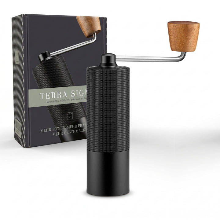 LAMBDA COFFEE® TERRA SIGMA I Espressomühle mit 108 einstellbaren Mahlgraden mit 0,055mm Einstellpräz