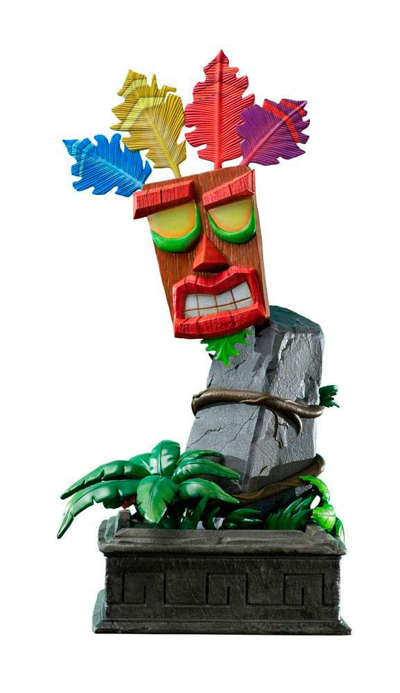 First 4 Figures MINAKUST Aku Aku Crash Bandicoot (Mini Maske) Harz-Statue