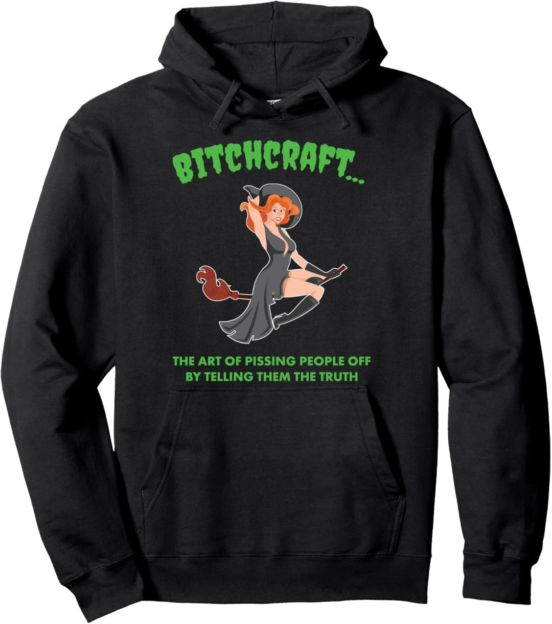Halloween-Hexe für Frauen - Bitchcraft Pullover Hoodie