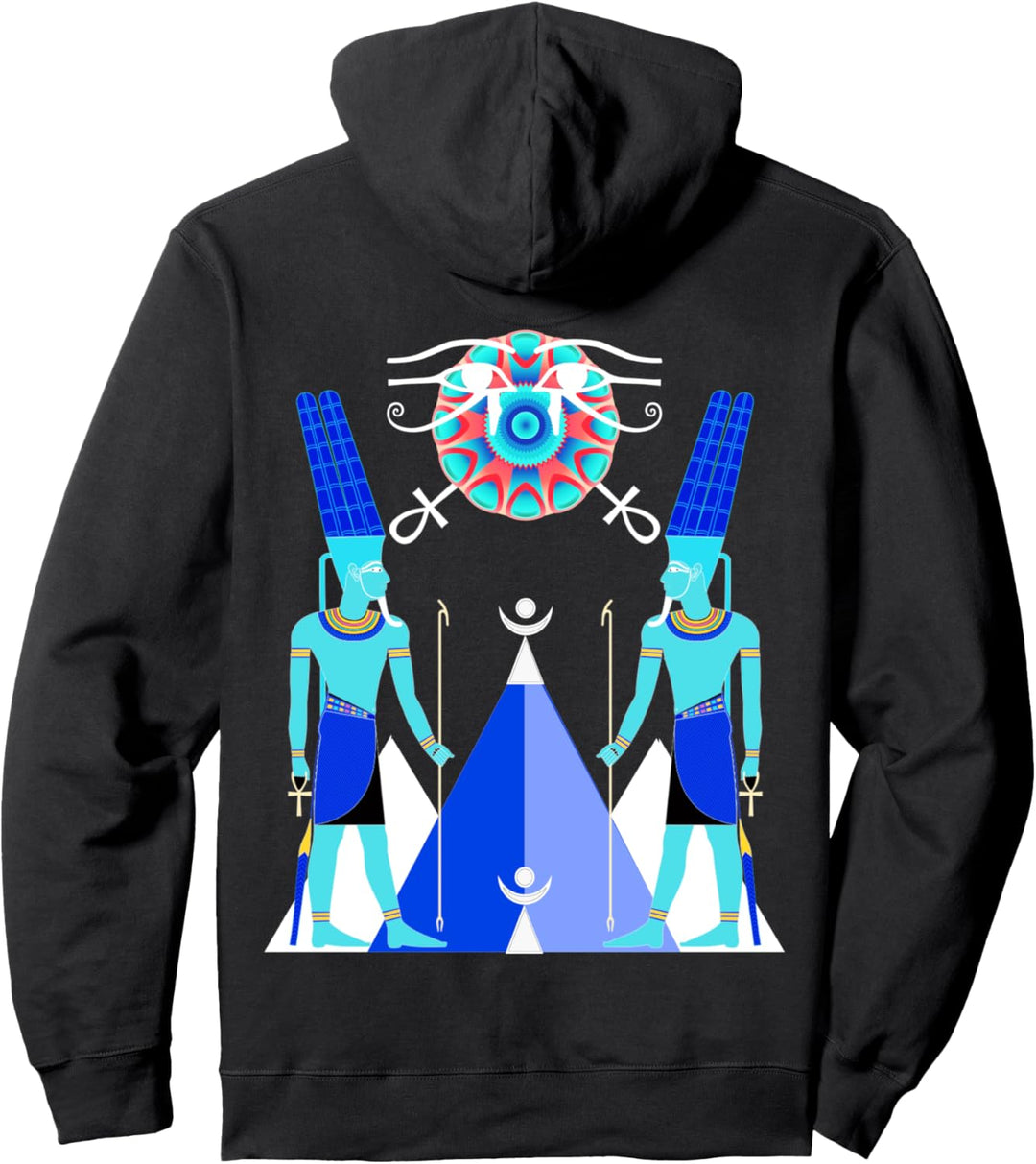 Psychedelic Amun Pullover Hoodie