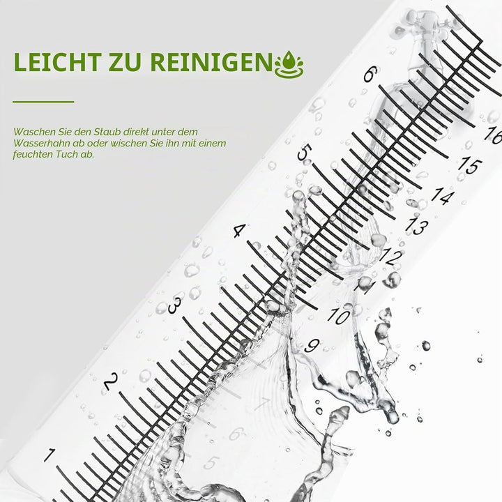 BESPORTBLE 2stücke Glas-regenmessrohr Niederschlagsmesser Regenmesser-messglas Glasmessbecher Regenm