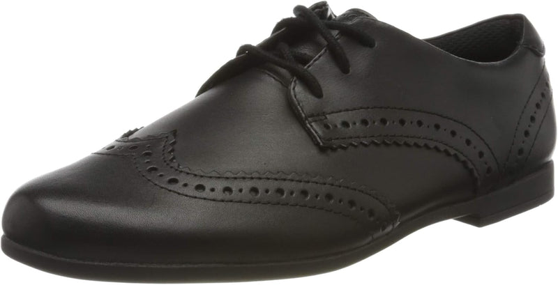 Clarks Damen Scala Lace Y Derbys 36 EU Black Leather, 36 EU Black Leather