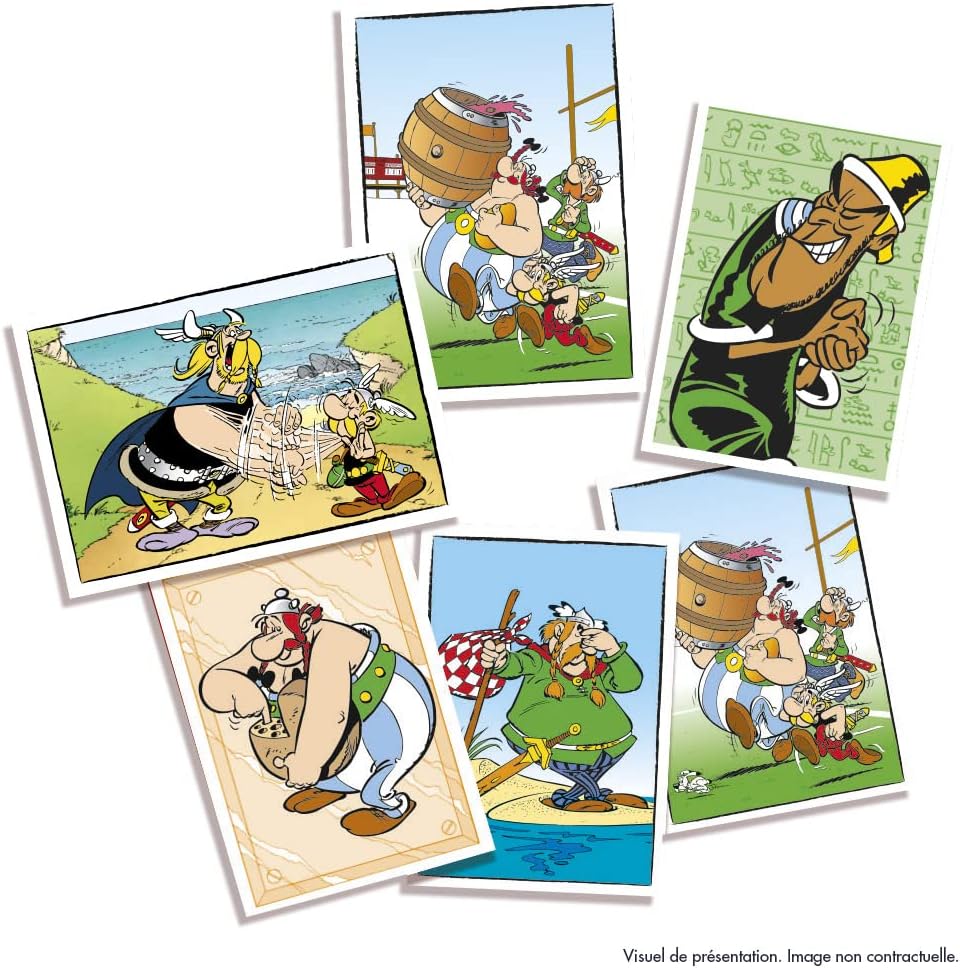 Panini Astrix Set mit 36 Hüllen, Sticker und Karten, Motiv: Album de Voyages
