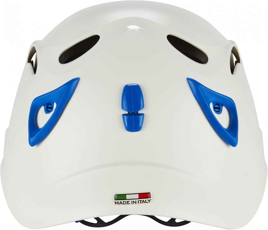 Climbing Technology Galaxy Helm Unisex Erwachsene, Unisex Regolabile da 50-61 Cm weiss/azurblau, Reg