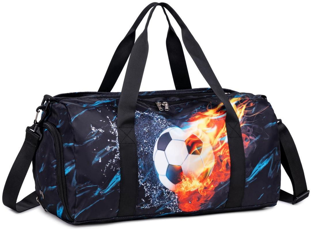 Sporttasche Kinder Schwimmtasche Jungen Damen mit Schuhfach und Nassfach Badetasche Teenager Kleine