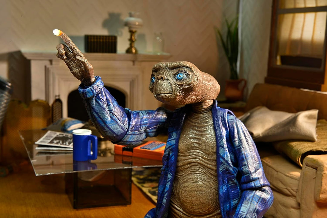 NECA Aktion Figur E.T. Ausserirdische Ultimate Version - TELEPATHIC - 40. Anniversary - Höhe 11cm
