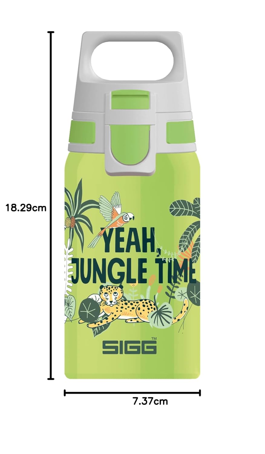 SIGG - Edelstahl Trinkflasche Kinder - Shield One - Für Kohlensäurehaltige Getränke Geeignet - Ausla