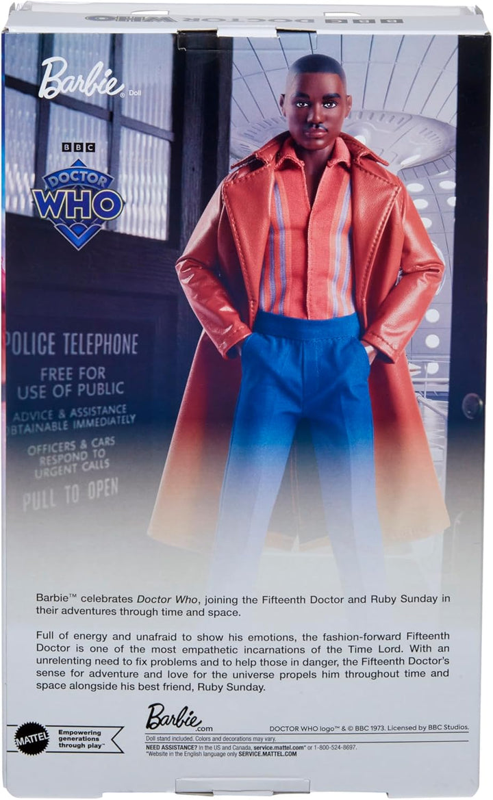 Barbie Der fünfzehnte Doctor Puppe, Dr. Who Sammelfigur, inspiriert durch die 14. Staffel der Serie,