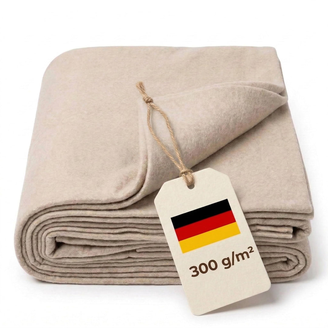 poolomio® Bodenschutzvlies rechteckig 370 x 370 | robuste Poolunterlage Outdoor | Poolbodenplane mit