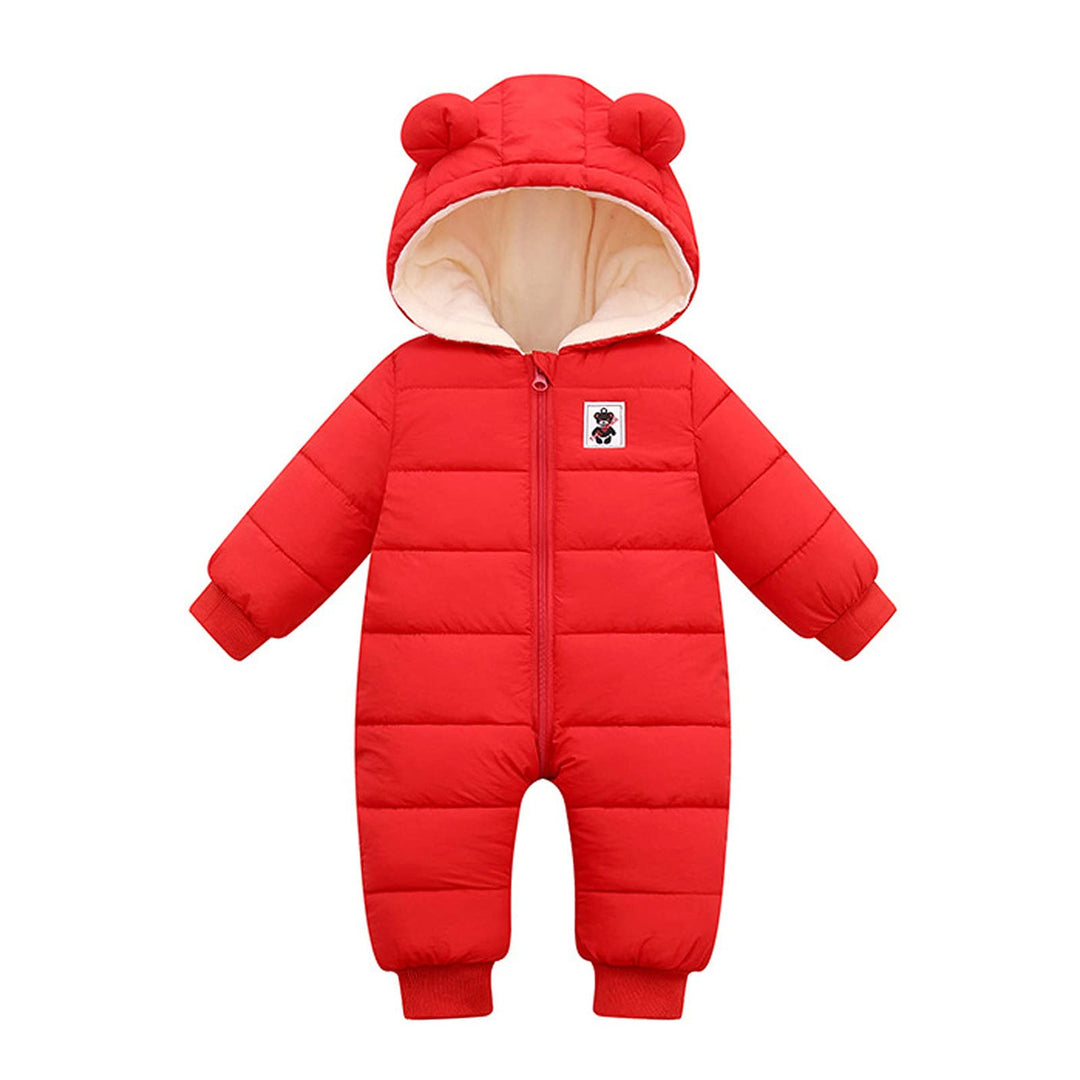 Fulidngzg Schneeanzug Baby 0-3 Monate Junge Winddicht Kleinkind Winterjacke Jacke Mantel Reissversch