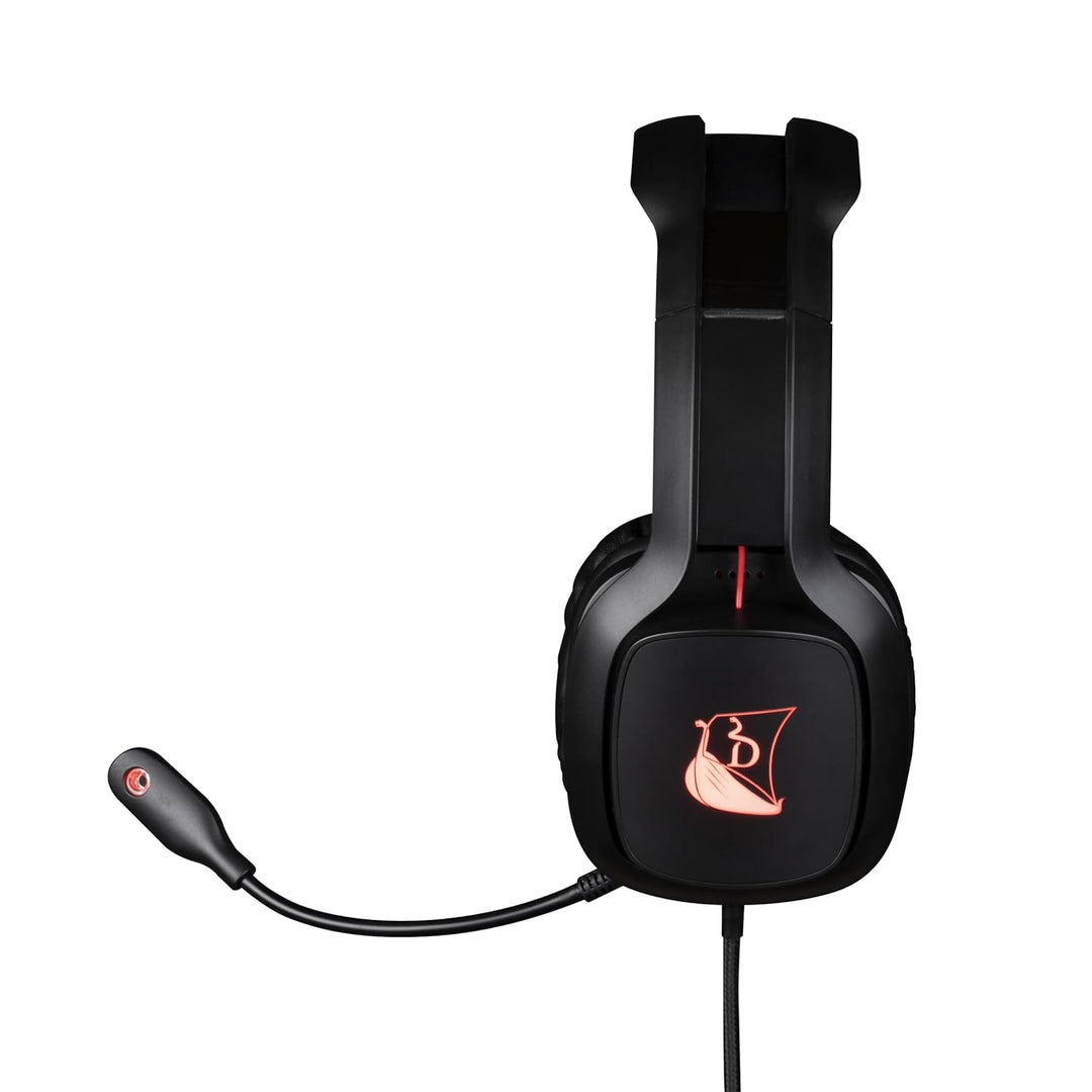 Konix Drakkar Mistlur Gaming-Headset für PC - 40-mm-Lautsprecher - Flexibles Mikrofon - 2-m-Kabel -