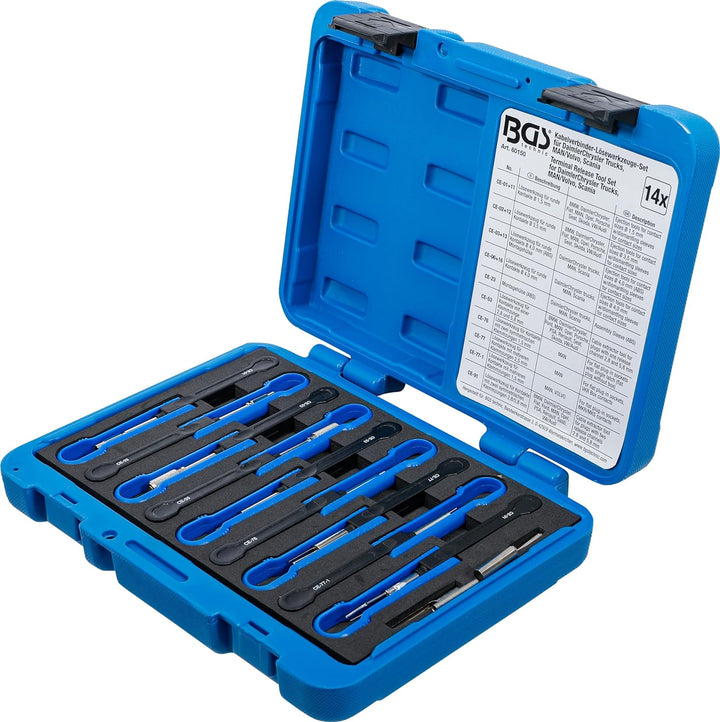 BGS 60150 | Kabelverbinder-Lösewerkzeug-Satz | für MAN, Volvo | 14-tlg.
