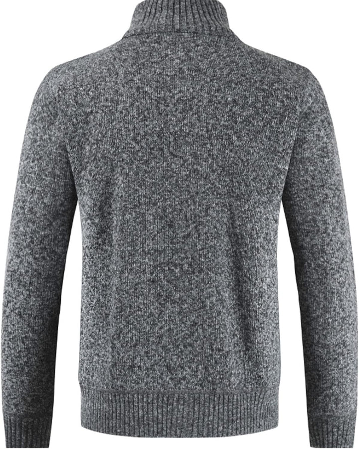 YAOHUOLE Strickjacke Herren Langarm Pullover Herren Langarm Cardigan Zopfmuster Grobstrick Strickjac
