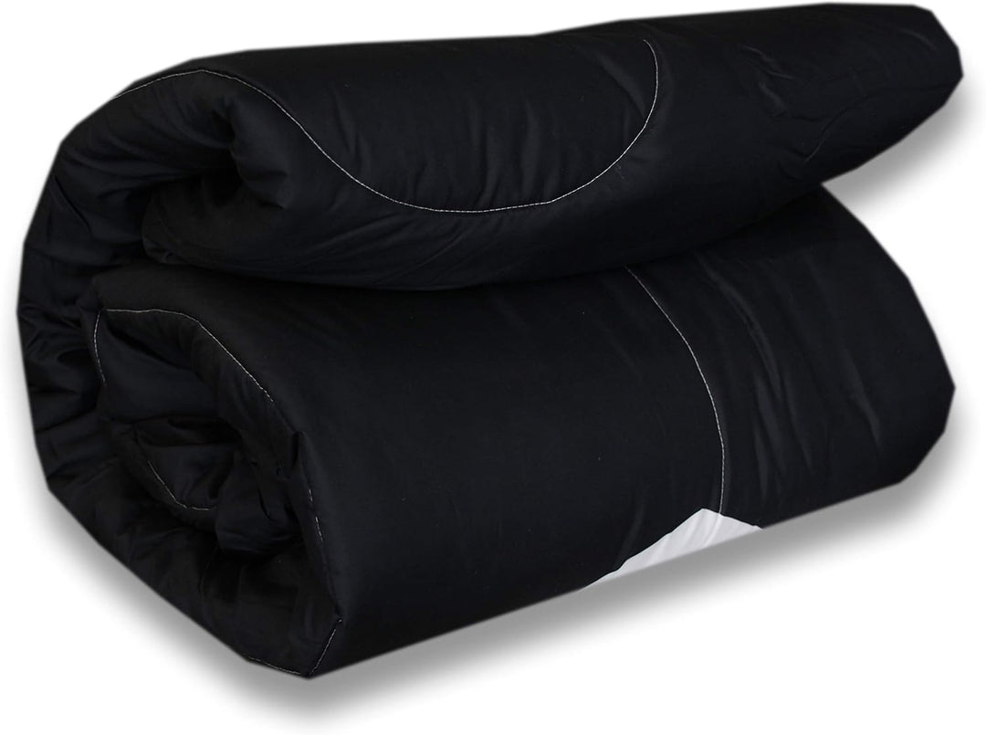 Juventus, Steppdecke aus weicher Mikrofaser, für Einzelbett, Motiv: Juventus-Logo, 170 x 260 cm