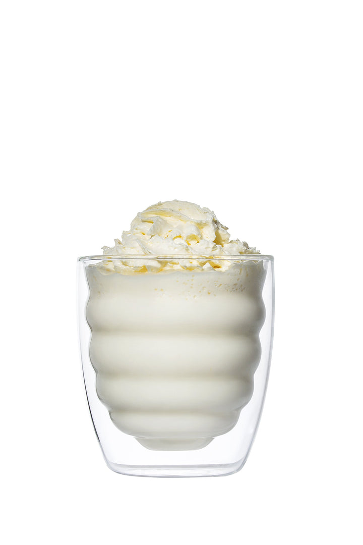 YEM 6 x 300ml doppelwandige Thermo-Gläser, für Latte Macchiato, Cocktails, Desserts, Tee Glas-Set, D