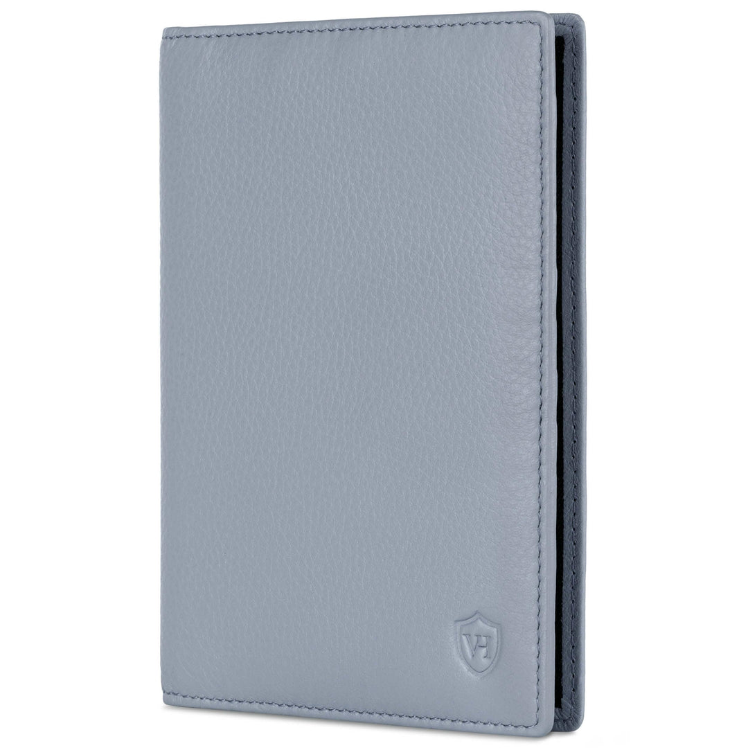 VON HEESEN® Reisepasshülle Leder Etui mit RFID-Schutz - Passhülle Passport Reisepass Mappe Hülle Org