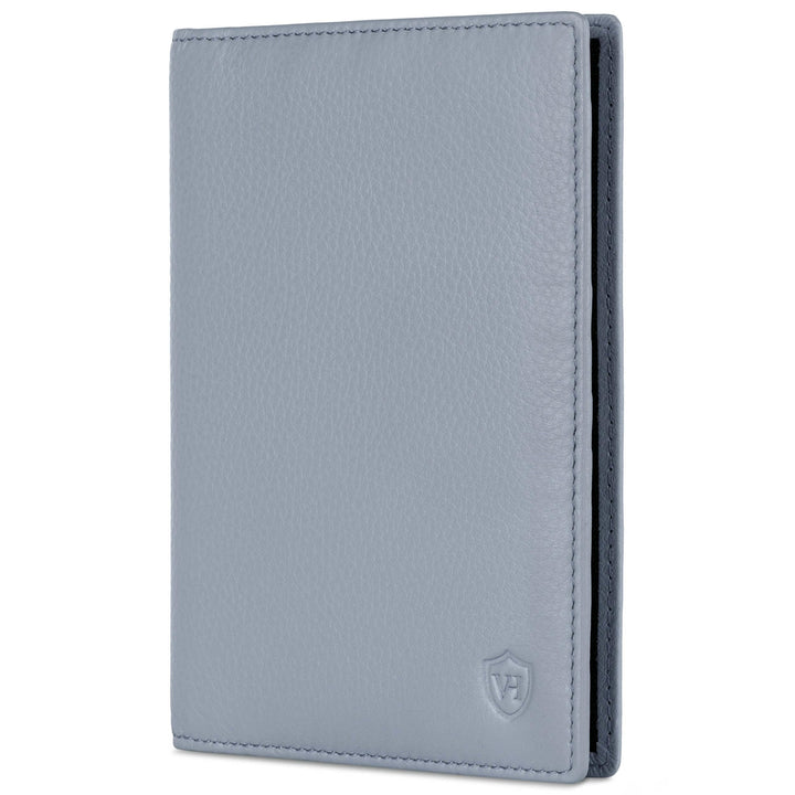 VON HEESEN® Reisepasshülle Leder Etui mit RFID-Schutz - Passhülle Passport Reisepass Mappe Hülle Org