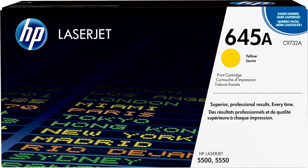 HP 645A C9732A Tonerkassette Gelb 12000 Seiten Original Toner