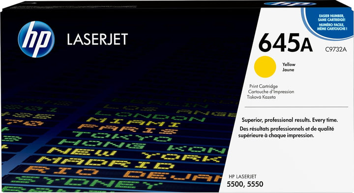 HP 645A C9732A Tonerkassette Gelb 12000 Seiten Original Toner