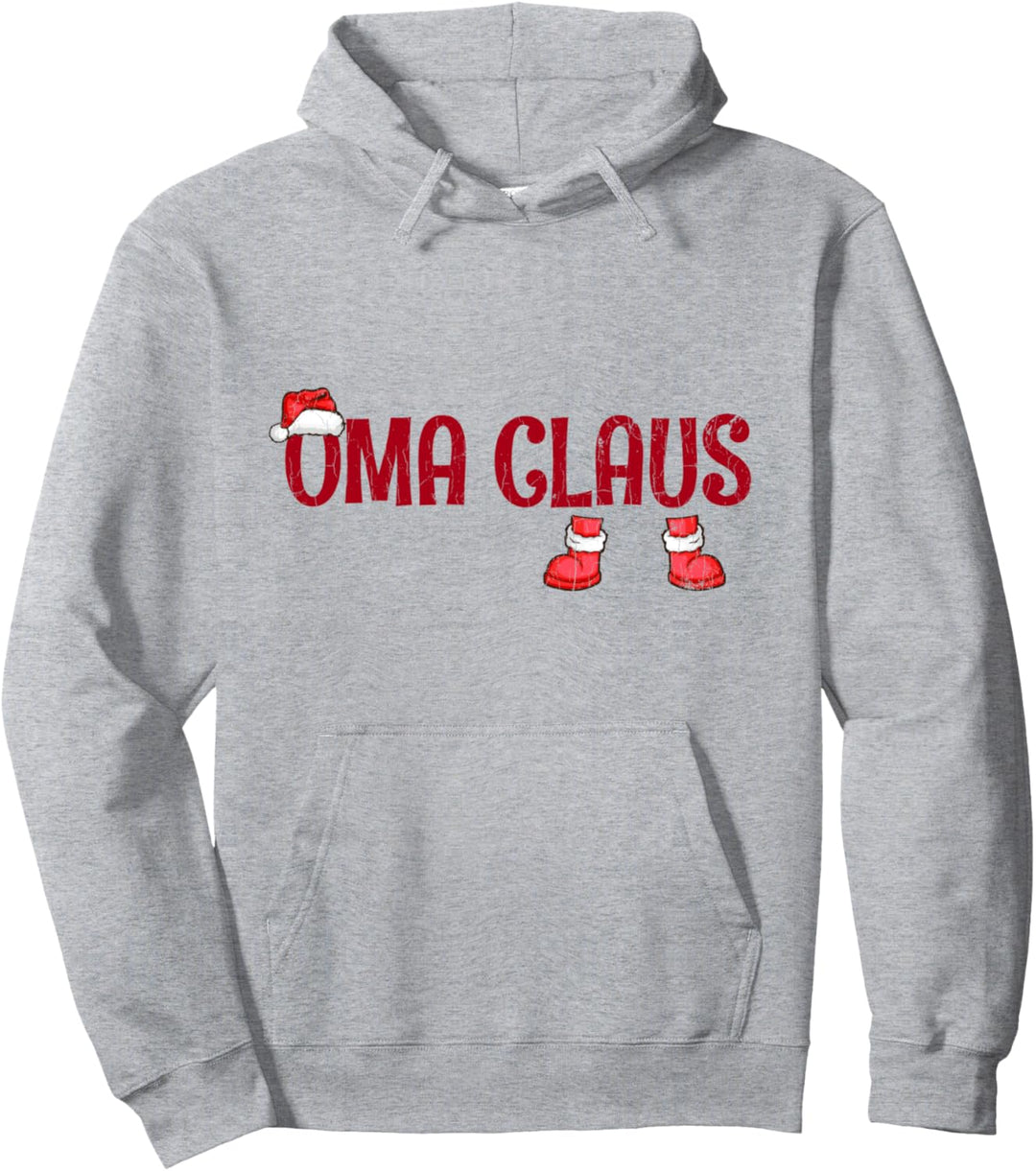 Oma Claus Lustiges Weihnachts-Geschenk Familien Pullover Hoodie