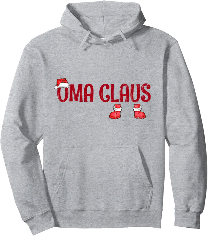 Oma Claus Lustiges Weihnachts-Geschenk Familien Pullover Hoodie