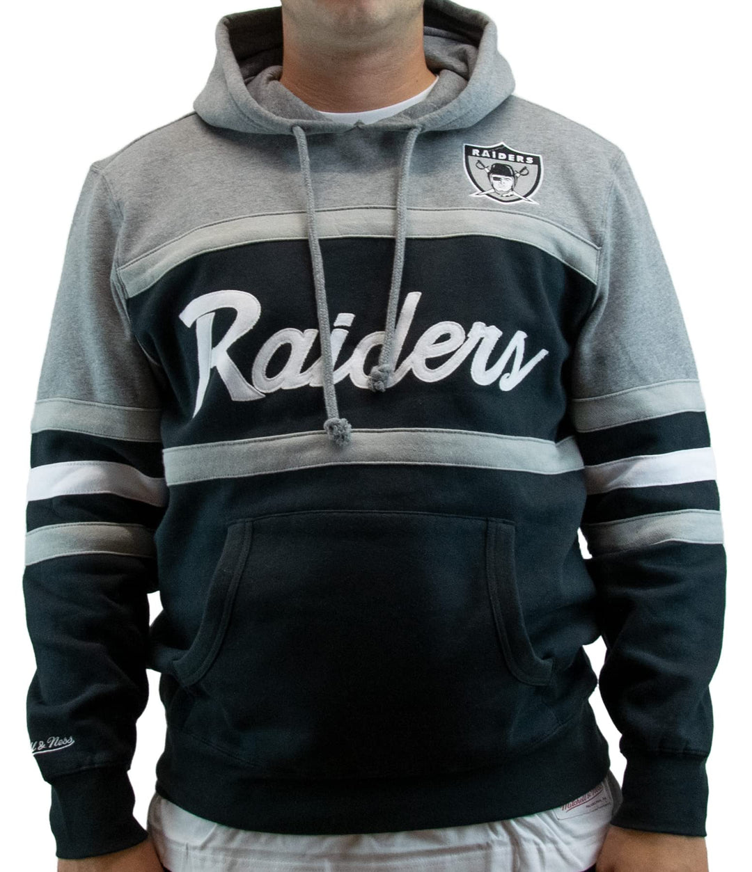 Mitchell & Ness NFL Head Coach Hoody Black/Grey S, Black/Grey S
