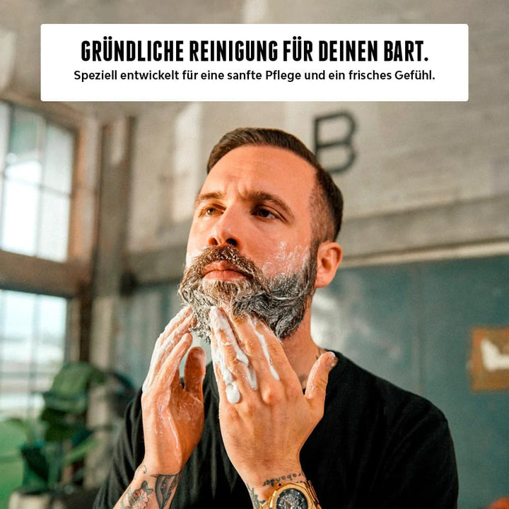 Bartpflege Set für Männer - Brooklyn Soap Company Beard Essentials Bundle - mit Bartöl 50 ml & Barts