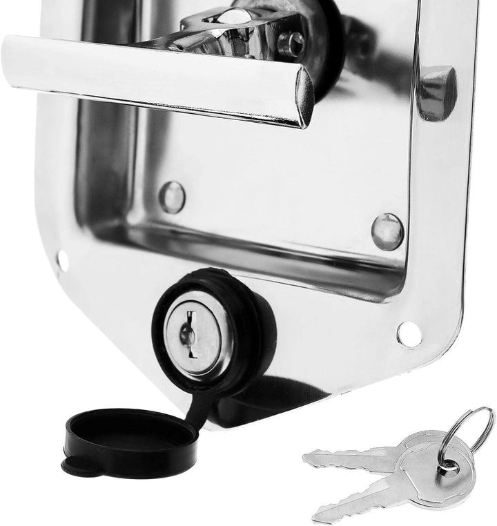 OTOTEC 2 Satz T Griff Cam Latch Verschluss mit Befestigungslöchern Schloss Staubschutz Kit 304 Edels