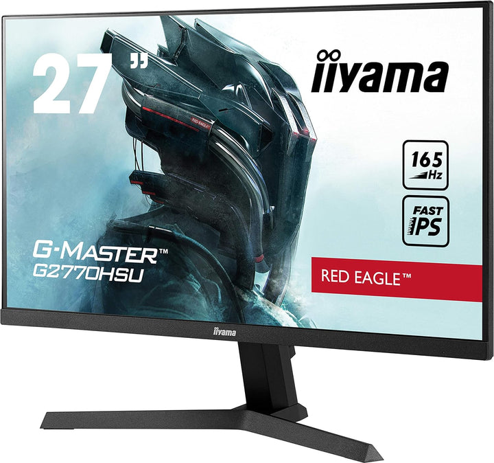 iiyama G-Master G2770HSU-B1 27 Inch Fast (FLC) IPS LCD,165Hz, 0.8ms, FreeSync Premium , Full HD 1920