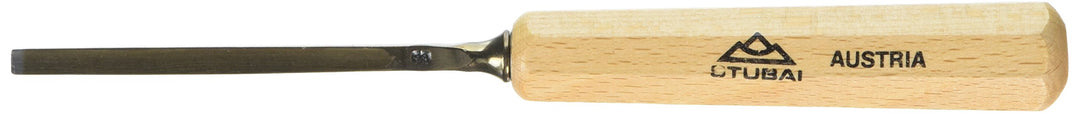 STUBAI Stemmeisen Stechbeitel Serie 52 - Form 3 | Gerades Flacheisen - 5 mm, mit Holzgriff, zum Vors
