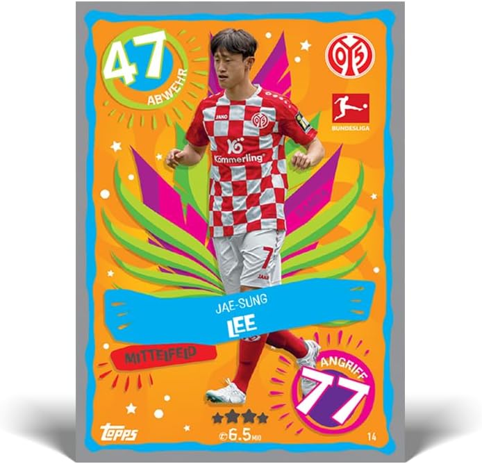 Topps Bundesliga Match Attax 23/24 - Fatpack Box (14 Päckchen / 336 Karten)
