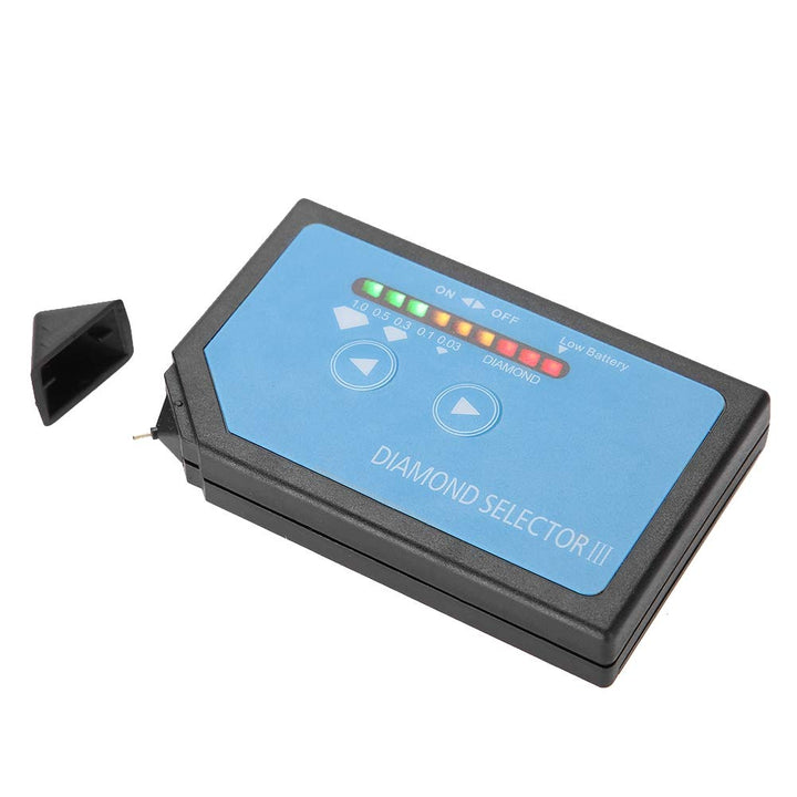 Diamant-Tester, praktisches tragbares Schmucktestwerkzeug Diamond Selector III mit LED-Anzeige für A