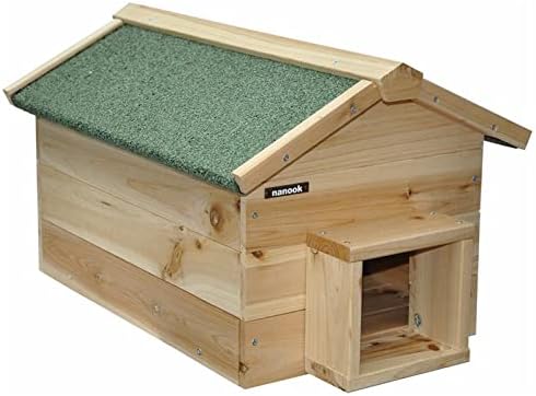 nanook Igelhaus Igelhütte Igelfutterhaus Kleintierhaus Nagerhaus Überwinterung klappbares wetterfest