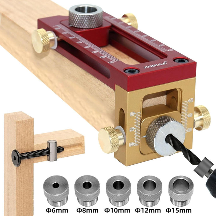 Dübelvorrichtungssatz, Bohrvorrichtungssatz | Holzbearbeitungs-Bohrlocher-Locator,Pin Fixture Holzbe