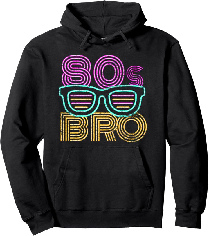 80er Bro Vintage Musik Lustiges 1980 Pullover Hoodie