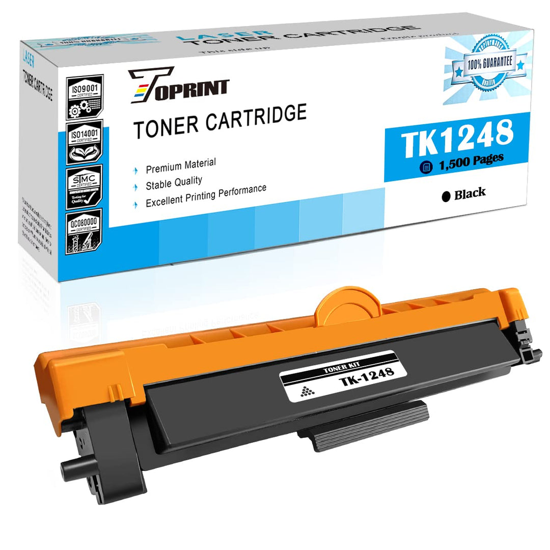 TOPRINT Kompatible Tonerkartusche TK-1248 TK1248 TK 1248 1T02Y80NL0 1500 Seiten Schwarz für Kyocera