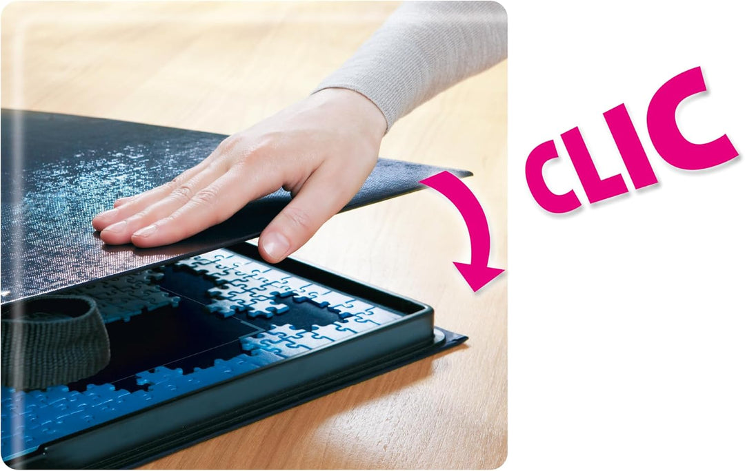 Ravensburger Puzzlemappe für Puzzles mit bis zu 1000 Teilen, Kombination aus Puzzle-Sortierschale un