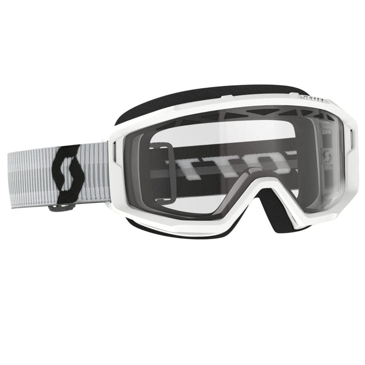 Scott Primal Enduro MX Goggle Cross/MTB Brille weiss/klar