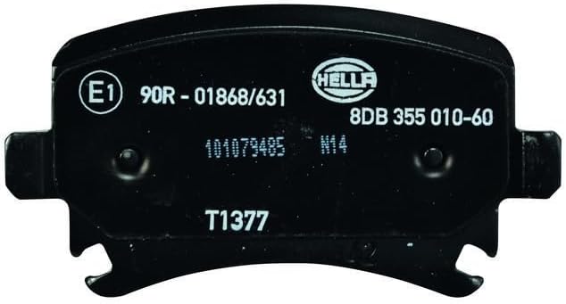 HELLA PAGID 8DB 355 010-601 Bremsbelagsatz - T1377 - Dicke/Stärke: 17.2mm - Bremssystem: Lucas - für