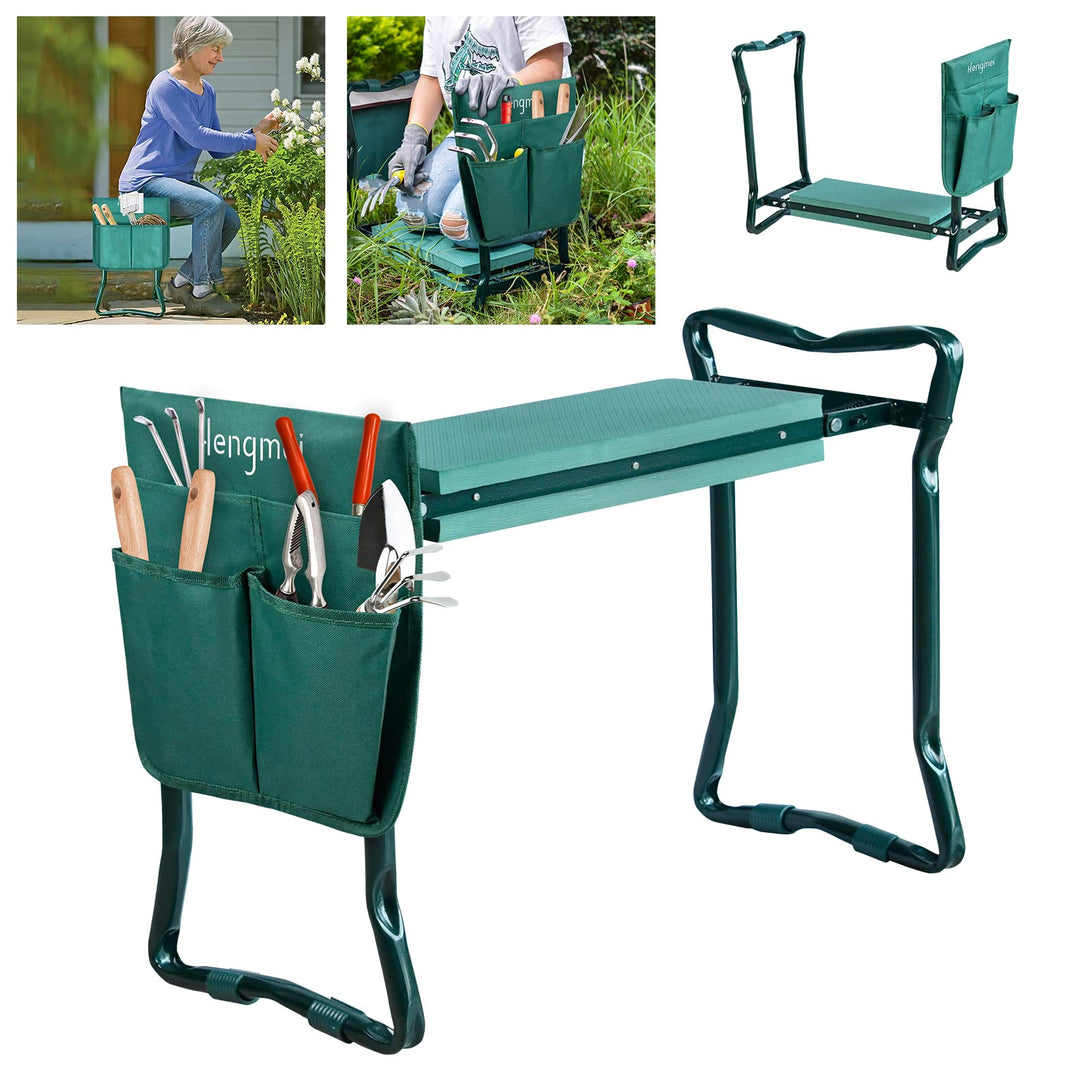 YRHome Garten Kniebank Gartenhocker für Arbeiten Gartenarbeit klappbar Knie Stuhl Arbeitshocker Sitz