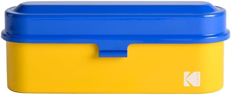 KODAK Filmkoffer – für 5 Rollen à 35 mm Folien – kompakter Retro-Stahlkoffer zum Sortieren und Schüt