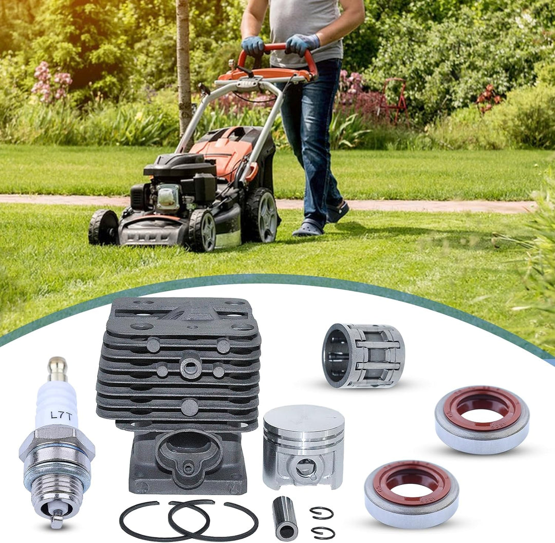 AUMEL 40mm Zylinderkolben Kit Für Stihl FT250 HT250 FS250 FS250R FS202 FS120 FS200 Freischneider Ers