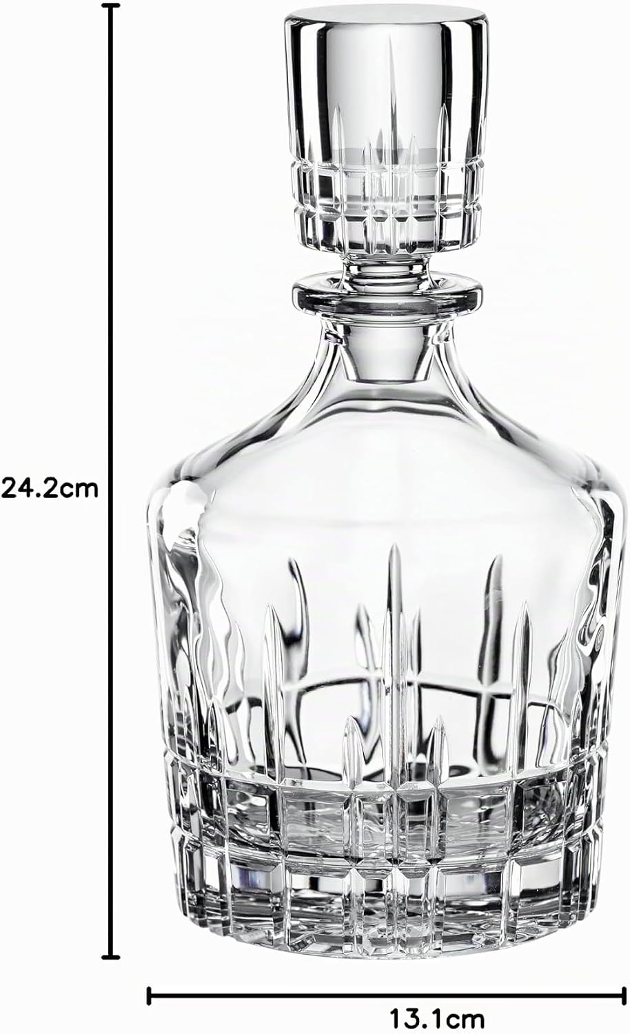 Spiegelau &amp; Nachtmann, Whisky-Dekanter, Whiskyflasche, Kristallglas, 0,75 Liter, Perfect Serve, 4500