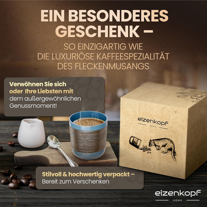 Design Espressotassen Set aus Handarbeit [4x160ml] für exklusiven Geschmack & Ihren individuellen St