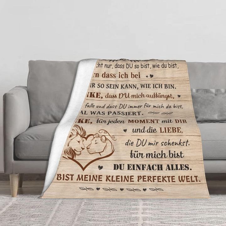 Geschenke für Ehemann, Kuscheldecke für Meinen Mann, Jahrestag Hochzeitstag Geburstag Geschenke für