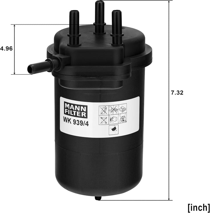 MANN-FILTER WK 939/4 Ölfilter – Für PKW