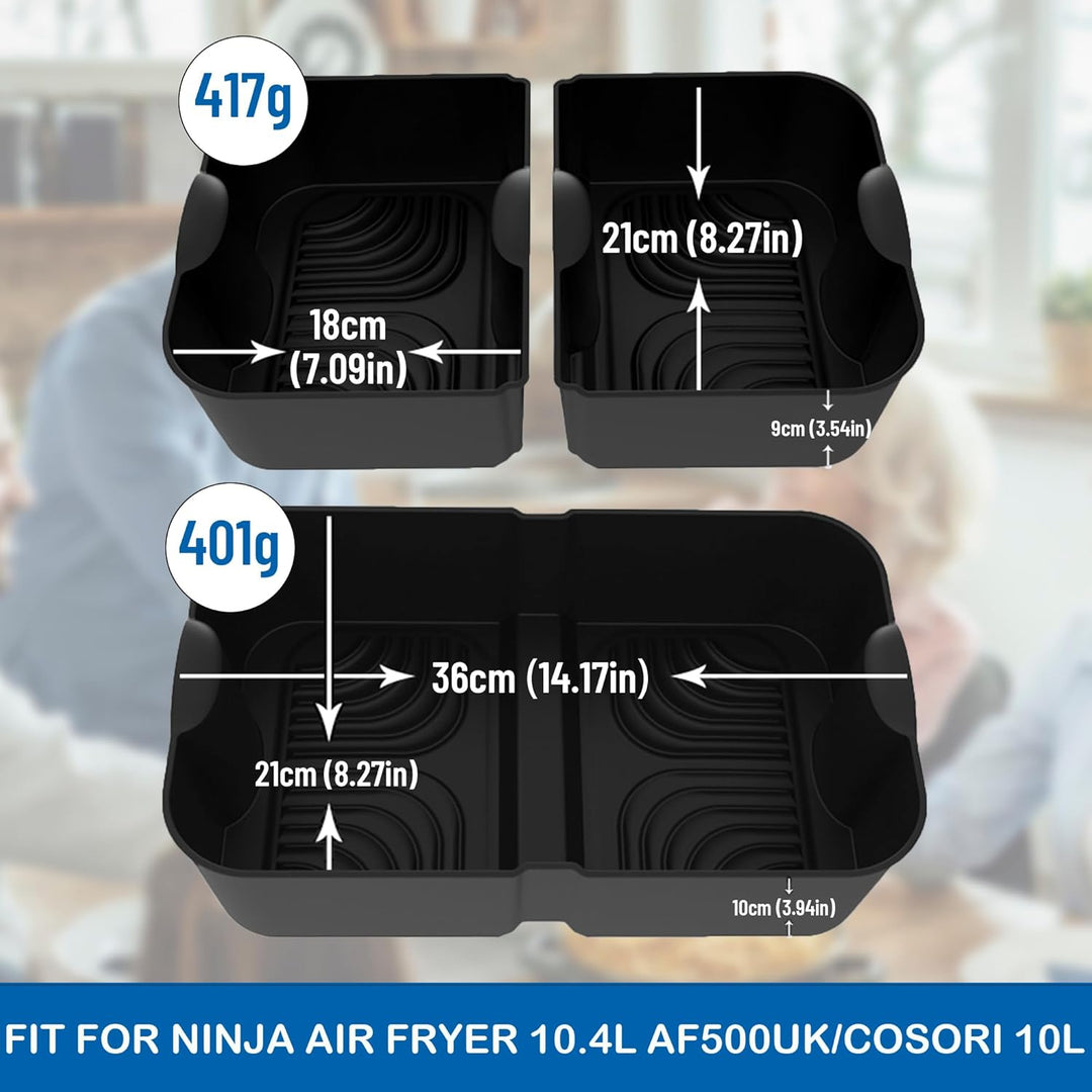 Höheres Ninja Heissluftfritteuse Zubehör für Ninja Foodi Flexdrawer 10,4 L Heissluftfritteuse AF500D