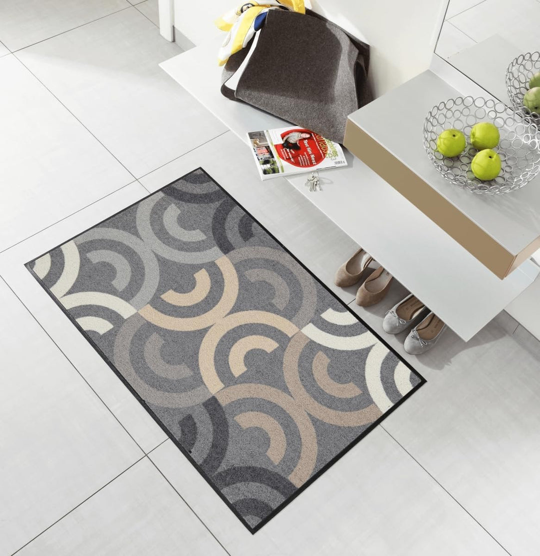 Salonloewe Borrby City-chic Fussmatte waschbar 075 x 120 cm Fussabtreter Schmutzfangmatte Flur-Läufe