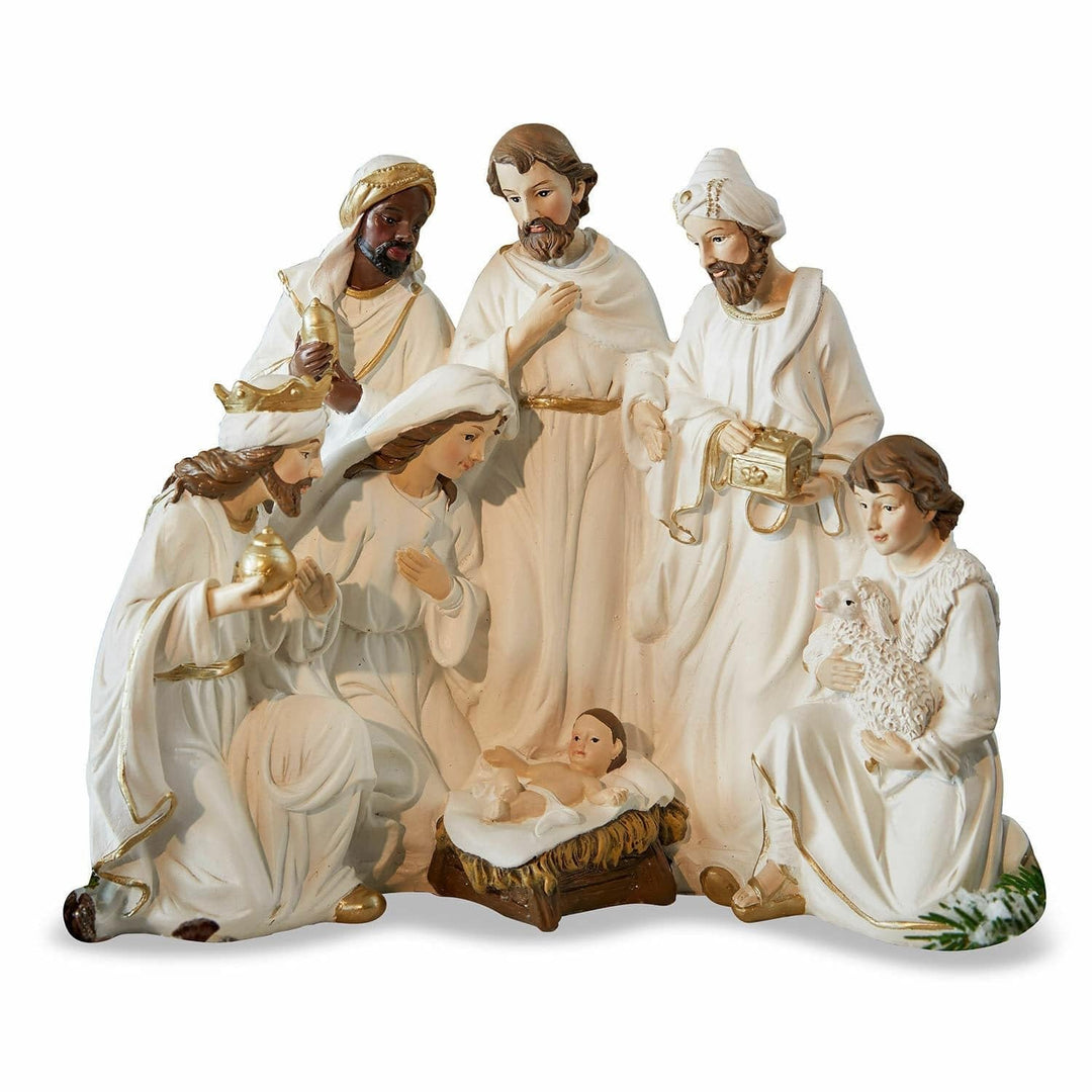 Loberon® Krippenfigur Kanem, feine Handbemalung, Weihnachtsgeschichte, Weihnachtsfiguren, Weihnachts
