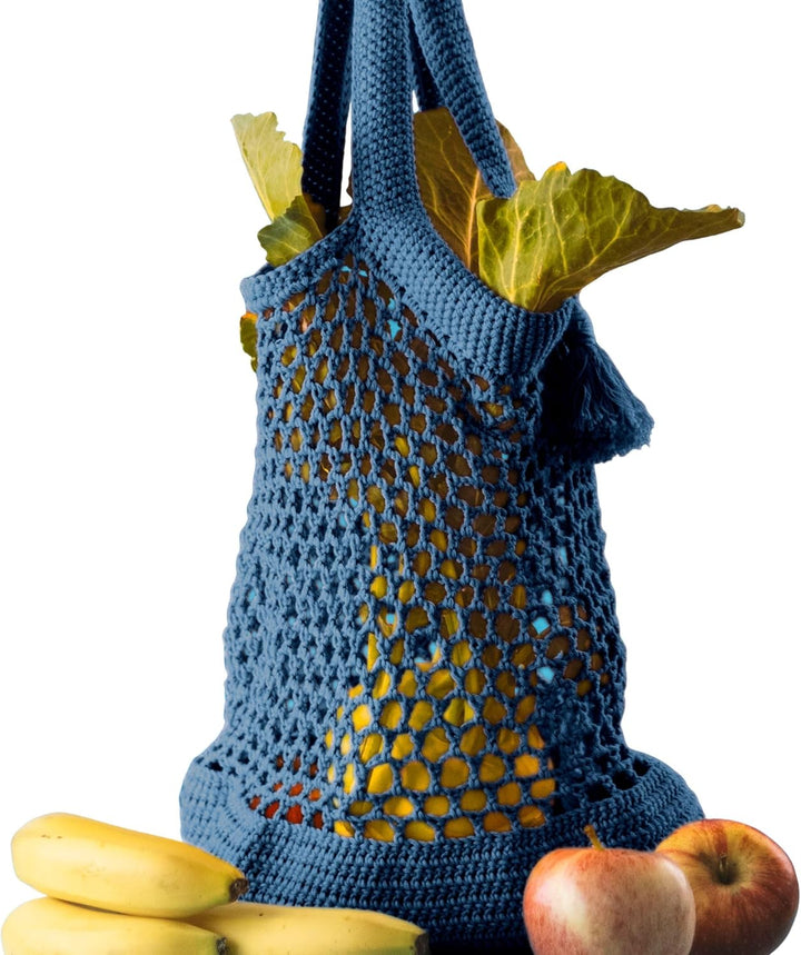 myboshi Häkelset Einkaufstasche noplasticbag, inkl. No.2 Wolle, Nadel und Anleitung, Häkelpaket, 85%